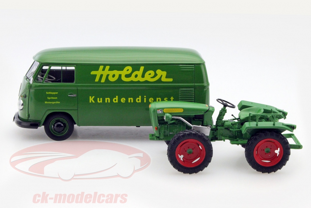 ... T1 Holder and Traktor Holder A20 green 1:32 Schuco, EAN 4007864089413