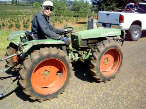 Holder AG35 with 2 cyl engine - YouTube