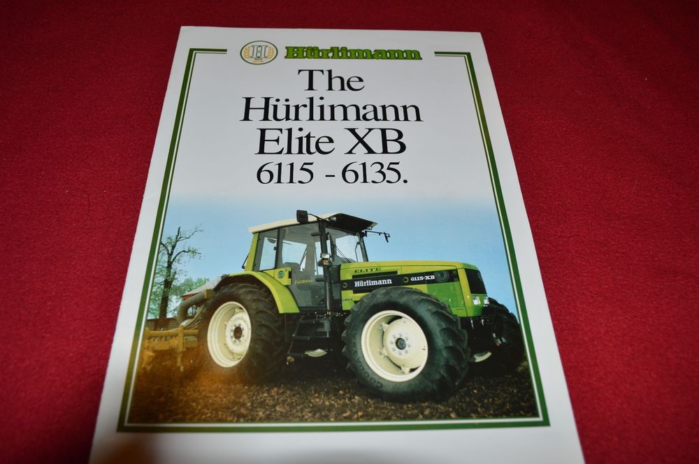 Hurlimann Elite XB 6115 6135 Tractor Dealers Brochure LCOH | eBay