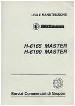 6165 MASTER - H 6190 MASTER - Operating and Maintenance (1994 marzo)