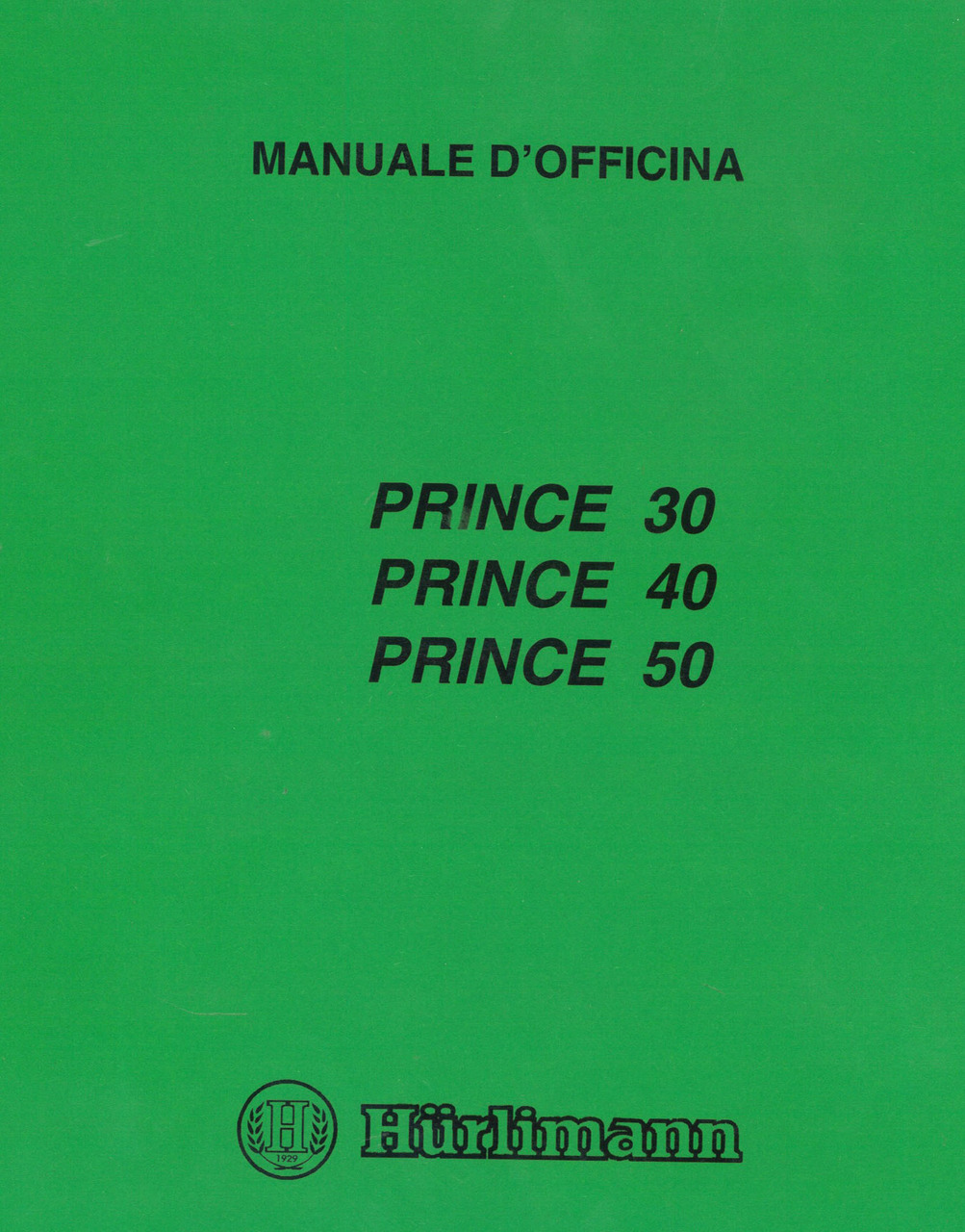 PRINCE 30 - 40 - 50 - Manuale d'officina (2003 dicembre)