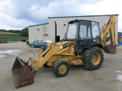 FORD 455C 4x4 TRACTOR LOADER BACKHOE. EROPS. 6700 HOURS. AS-IS! NO ...