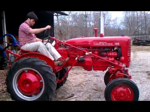 1956 IH Farmall 100 Tractor Demonstration - YouTube