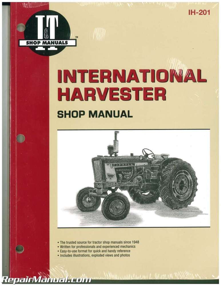 International Harvester 100 – 2504 B-275 B-414 Tractor Service ...