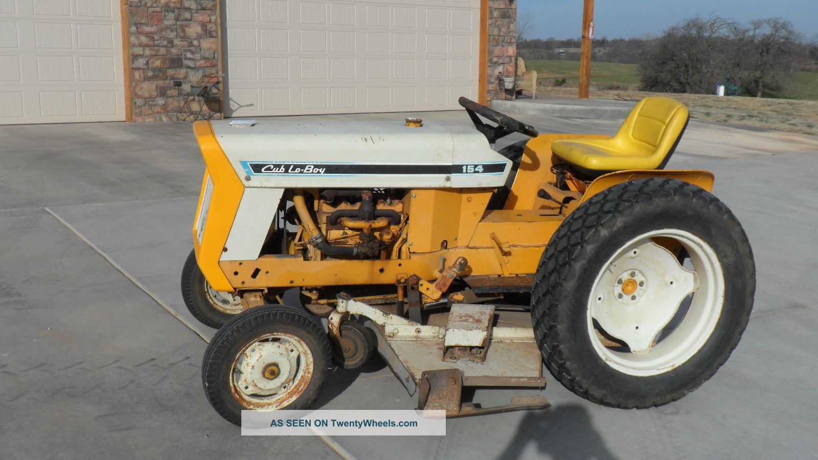 International Harvester 154 Cub Lo Boy Tractor With 60 Mower & 3 ...