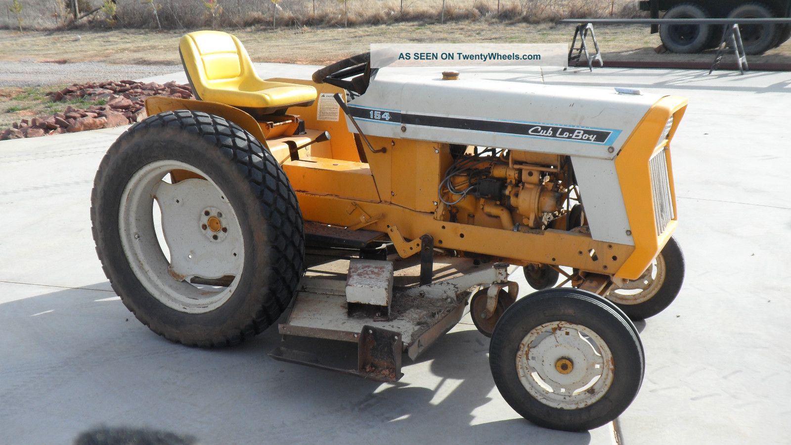 International Harvester 154 Cub Lo Boy Tractor With 60 Mower & 3 ...