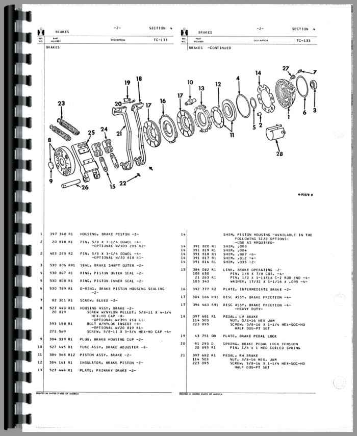 International Harvester 21026 Tractor Parts Manual (HTIH-P1026)