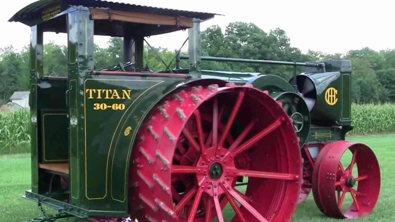 1917 30-60 Titan IHC International Harvester - YouTube