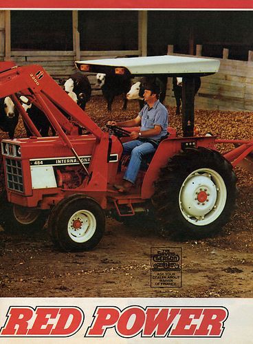1980 International Harvester IH 484 Tractor w 2200 Front End Loader 2 ...