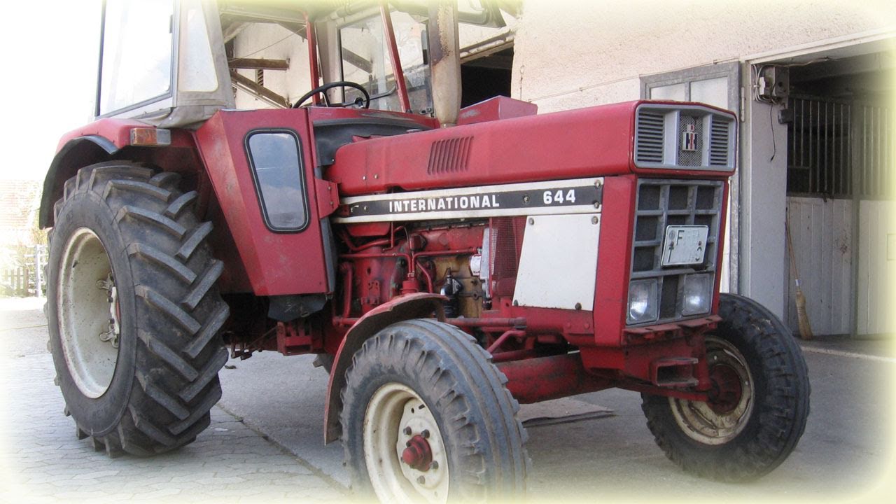 IHC 644 Tractor International Harvester Company - YouTube