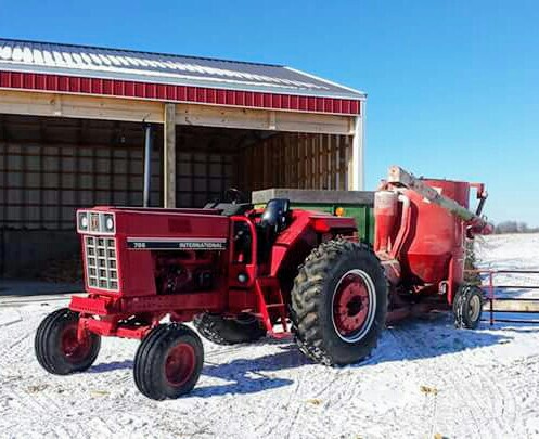 international harvester tractors farming iron forward ih 786
