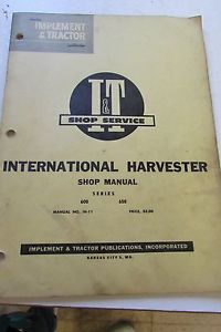 INTERNATIONAL-HARVESTER-600-650-TRACTOR-SHOP-SERVICE-MANUAL-I-amp-T-IH ...