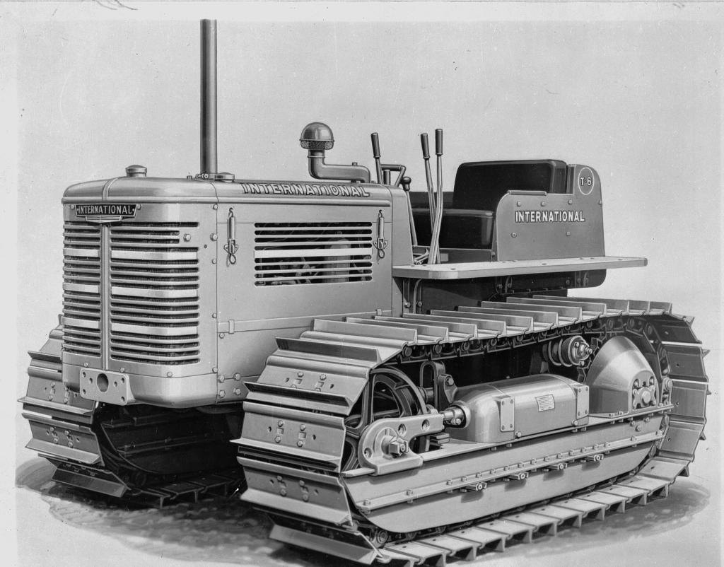 Negative - International Harvester, T-6 Crawler Tractor, 1940