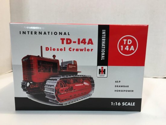INTERNATIONAL HARVESTER TD-14A Die Cast Metal Diesel Crawler 1:16 ...