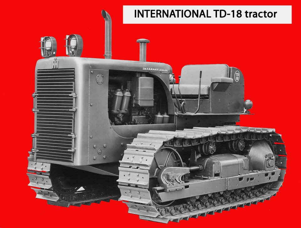 International Harvester TD-18 (Series 181) tractor, introduced in 1956 ...