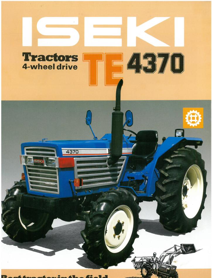 Iseki Tractor TE4370 Brochure