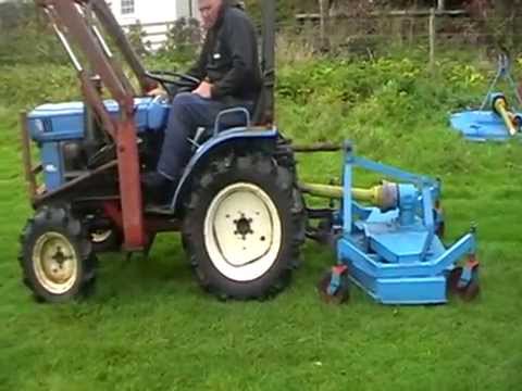 iseki compact tractor - YouTube