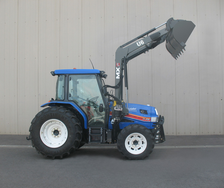 Iseki TJ75 tractor / MX 40.5, MX UTILITY U6 loader, MX R16 front ...