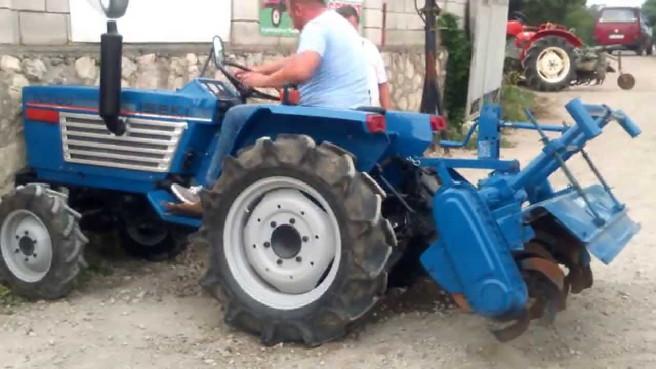 Tractor japonez Iseki TL2100 - YouTube