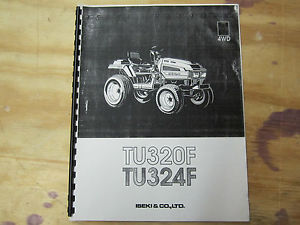 Iseki TU320 and TU324 Operators Manual | eBay