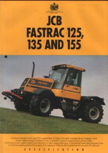 JCB Fastrac Tractor 125 135 155 Brochure
