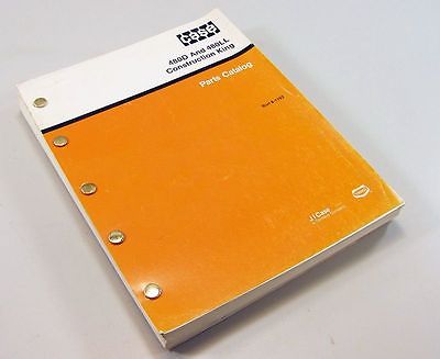 Case 480d 480ll Construction King Backhoe Parts Manual Catalog ...