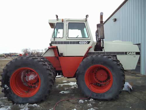 Salvaged J I Case 4890 tractor for used parts | EQ-21662 | All States ...
