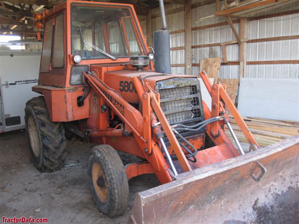 TractorData.com J.I. Case 580C industrial tractor photos information