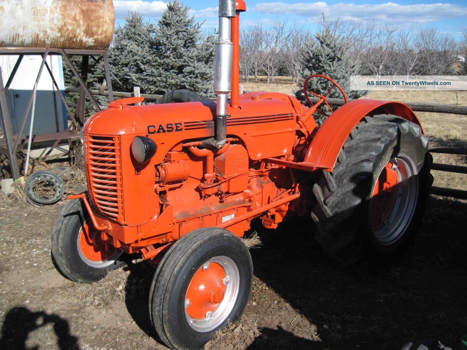 1949 Ji Case D Farm Tractor Non Runner Sells Antique & Vintage Farm ...