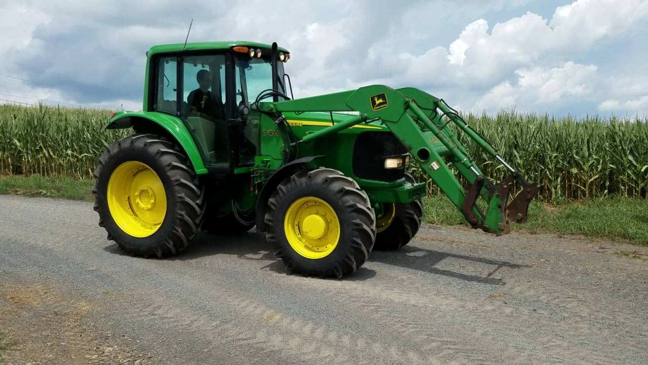2005 John Deere 7420 Farm Tractor w/ Loader For Sale ...