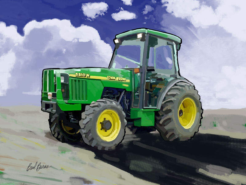 John Deere 5510N Farm Tractor - Brad Burns Construction ...