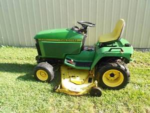 John-Deere-425-Garden-Tractor-w-60-Mulch-compatible-deck-20HP-1035-HRS ...