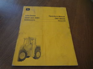 Details about John Deere 3550 3560 Sideboom Operators Manual Om-T36222