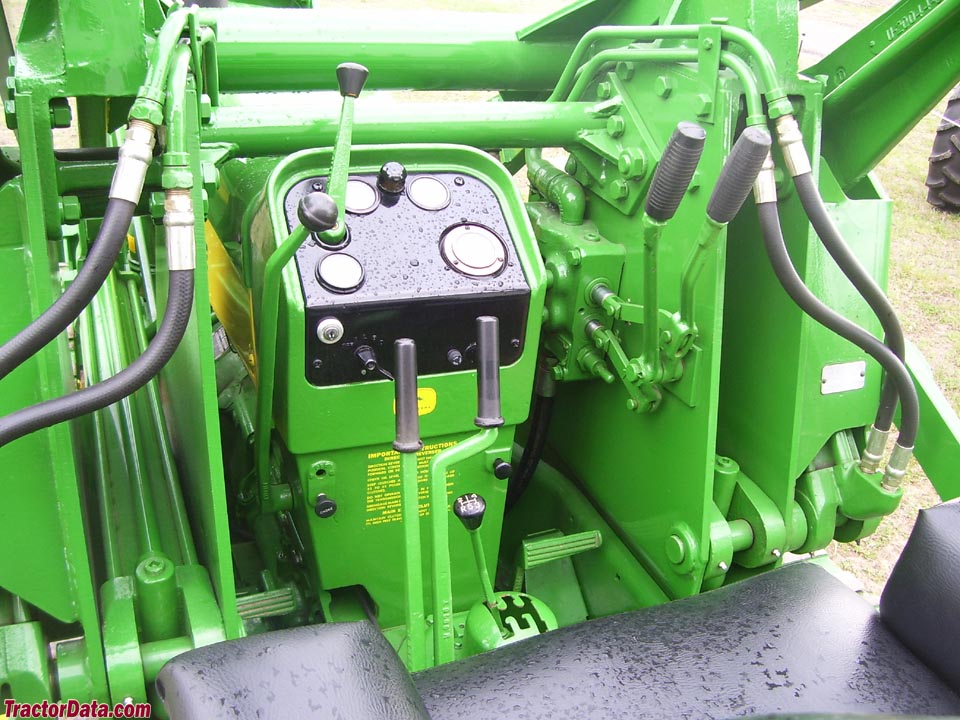 Operator station and controls for John Deere 430C with 90 loader.