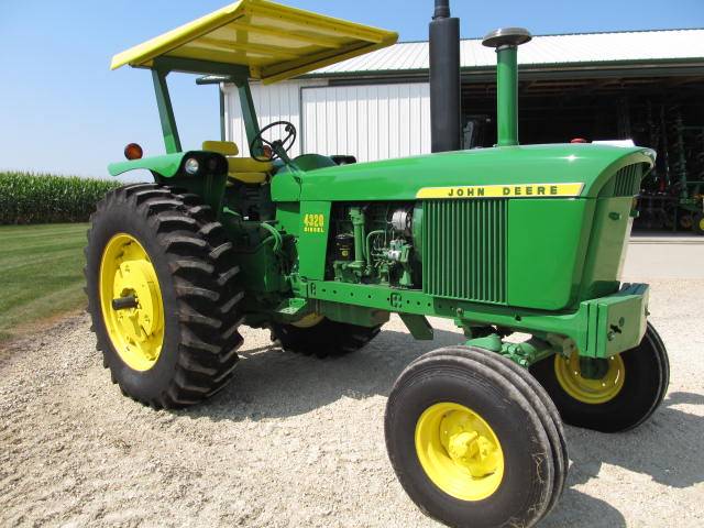 ... sale prices on tractors, in particular, John Deere 4320 tractors