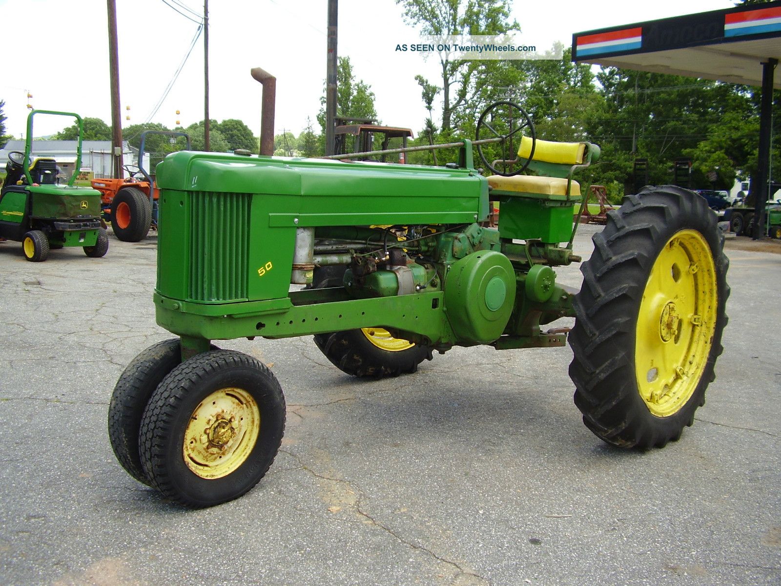 John Deere 50 Narrow Front Tractor Antique & Vintage Farm Equip photo ...