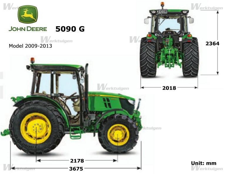 John Deere 5090G - 4wd tractors - John Deere - Machine Guide ...