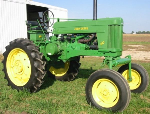 137: Very Nice John Deere 60 Hi Crop Antique Tractor : Lot 137