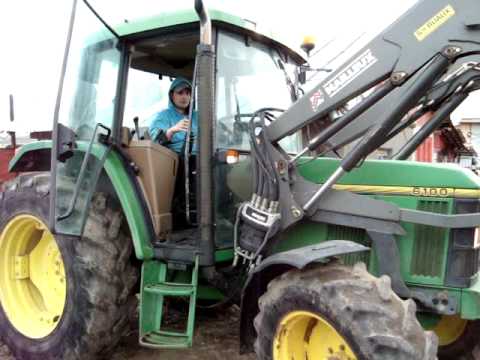 ... VANDUT!!!!! VAnd Tractor JOHN DEERE 6100 SE 4x4 - 80 cp - YouTube
