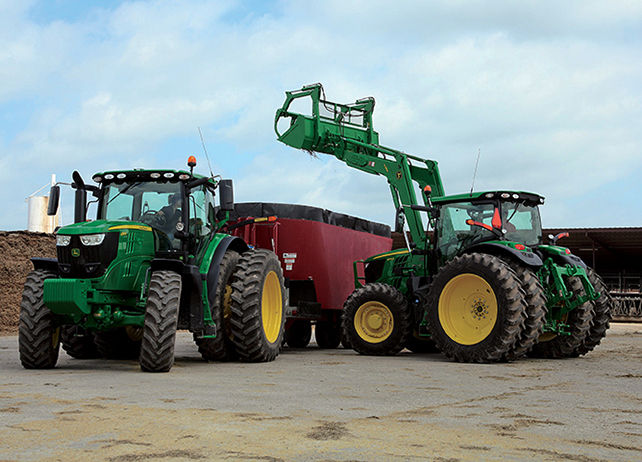 Row-Crop Tractors | 6215R Tractor | John Deere US