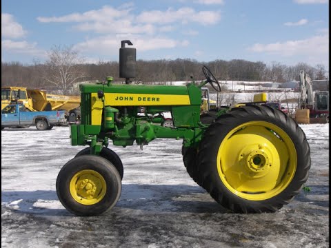 John Deere High Crop Tractors Sold on Muncy, PA Auction - YouTube