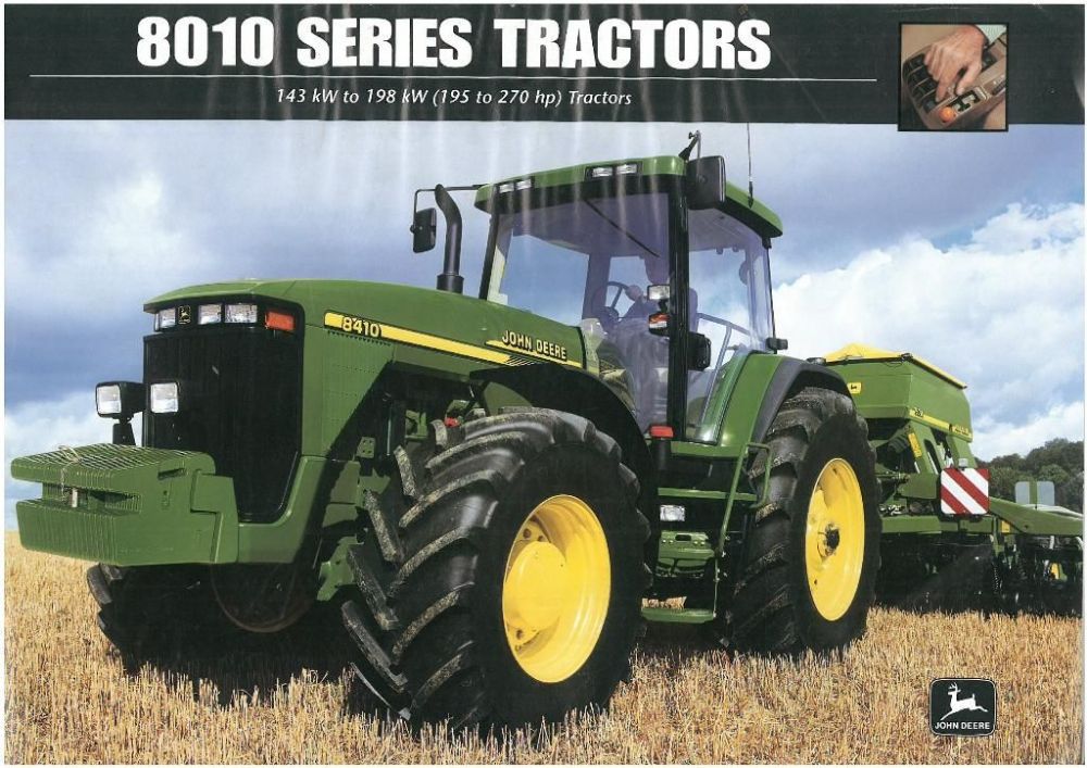 John Deere Tractor 8010 Series - 8110 8210 8310 8410 Brochure