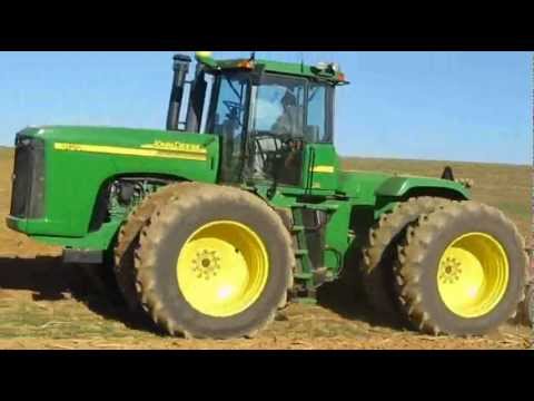 John Deere 9120 pulling ripper - YouTube