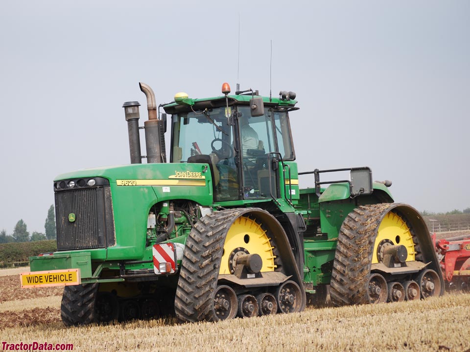 John Deere 9620 with after-market track system. Photo courtesy of ...
