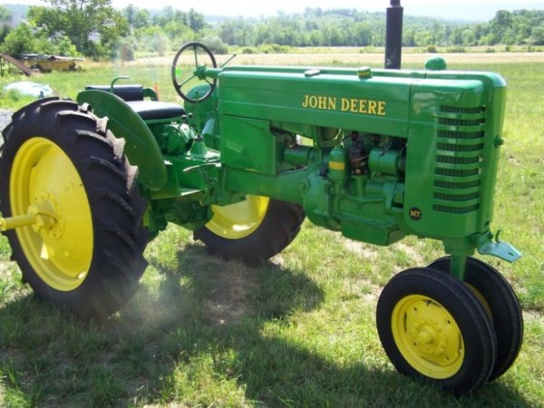 Very nice restored 1951 John Deere MT Antique tractor with electric ...