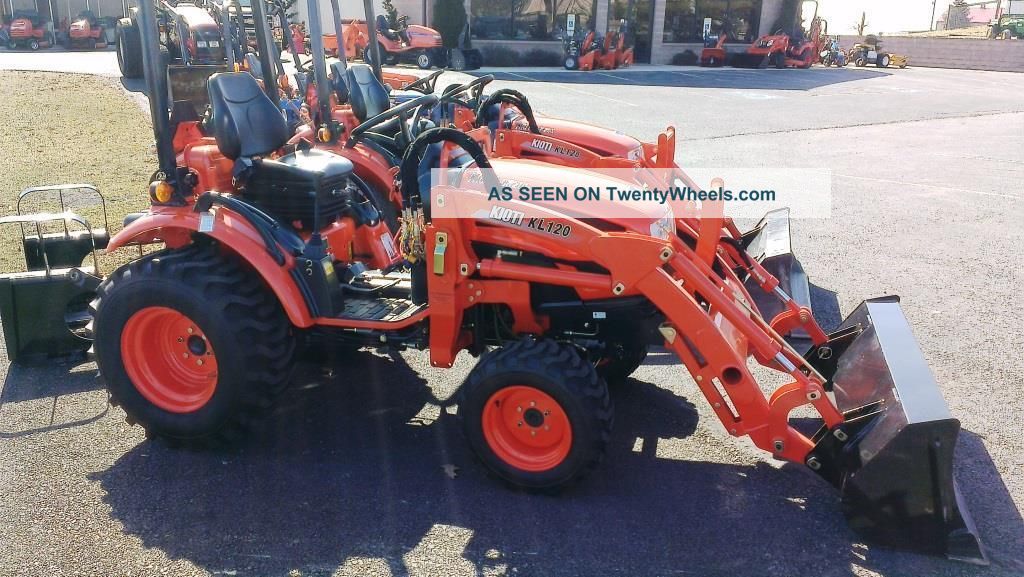 2010 Kioti Ck20s Hst Compact Tractor W/ Kl120 Loader. Only 15 Hrs ...