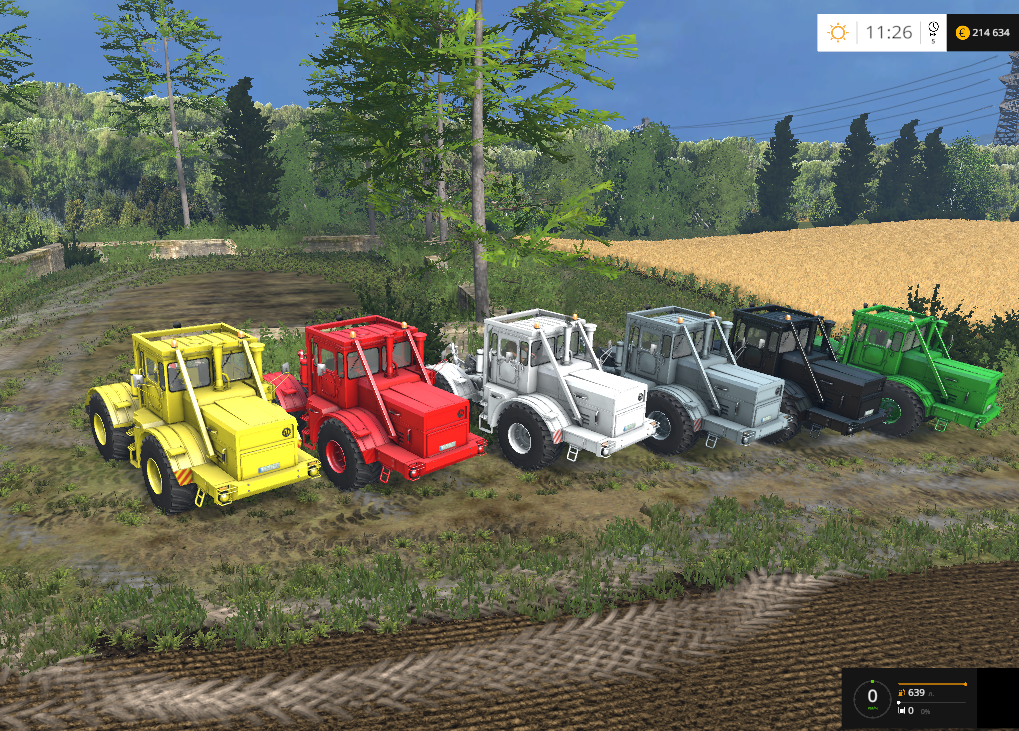Kirovets K-700A Multicolor Tractor for FS 2015