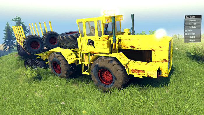 Tractors Kirovets K-710 - SpinTires 25.12.15c - Spintires Mod