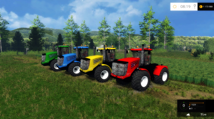 Kirovets K-9450 Multicolor v2.0 - Farming Simulator 2015 / 2017 mods