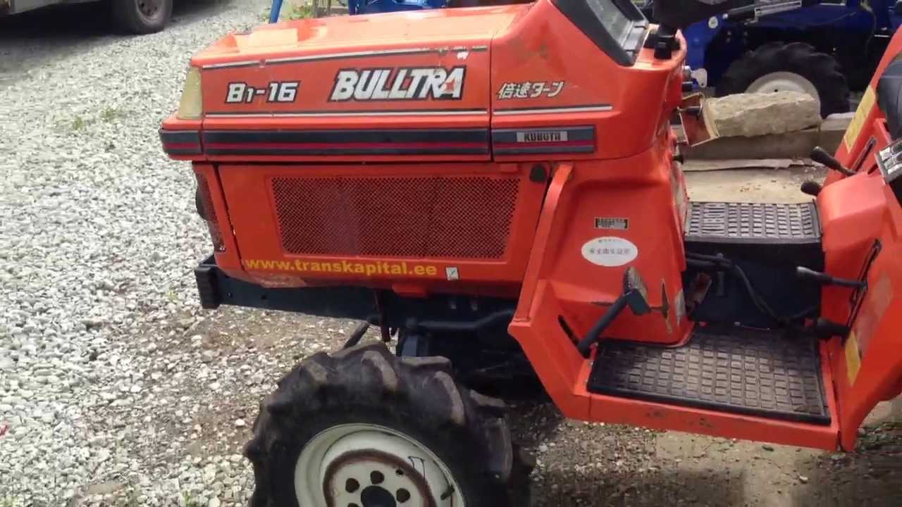 Kubota Bulltra B1-16 - YouTube